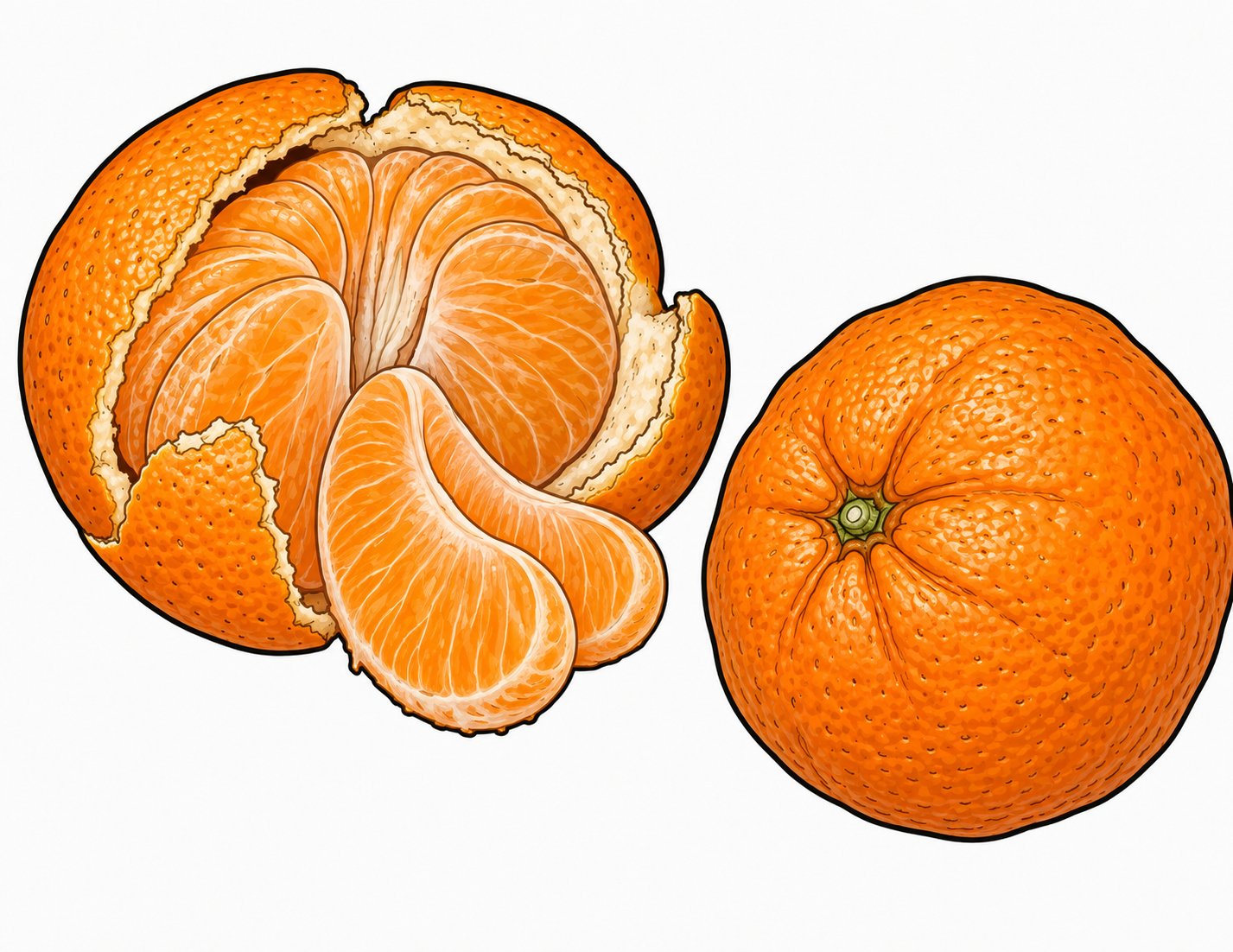 Pobarvana Mandarina